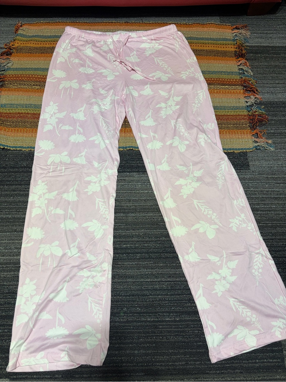 Amazon Essentials Pink Floral Pajama Pants